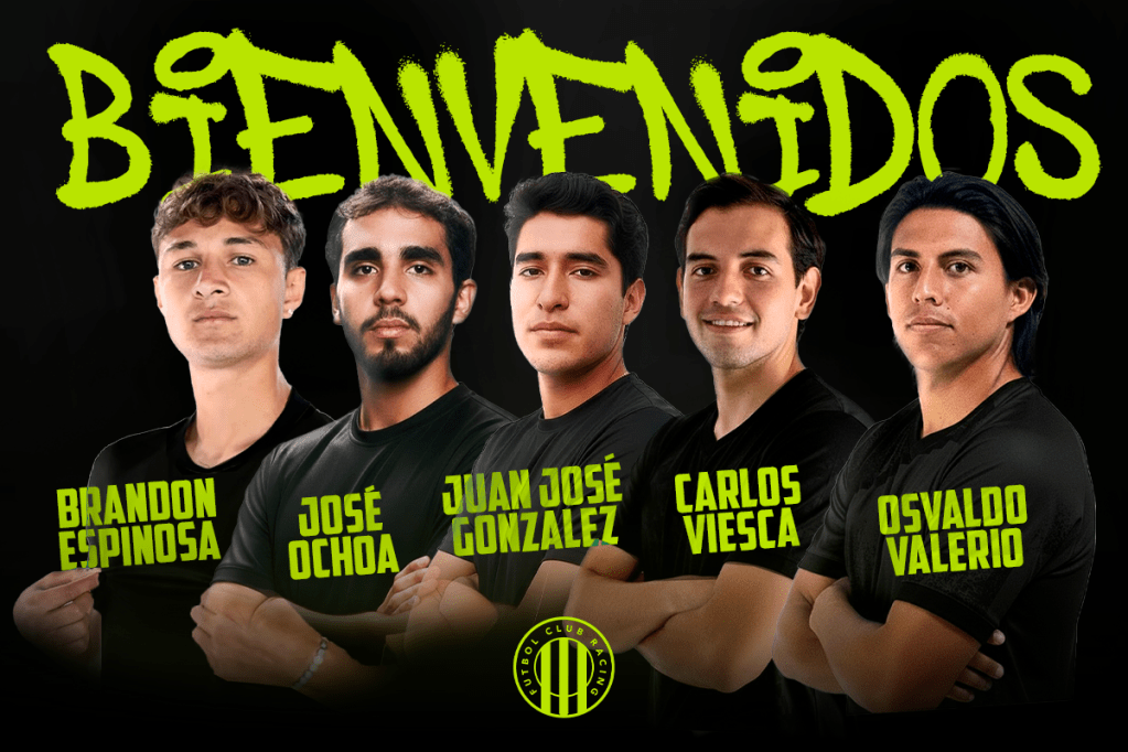 Se integran cinco jugadores nuevos a FC Racing